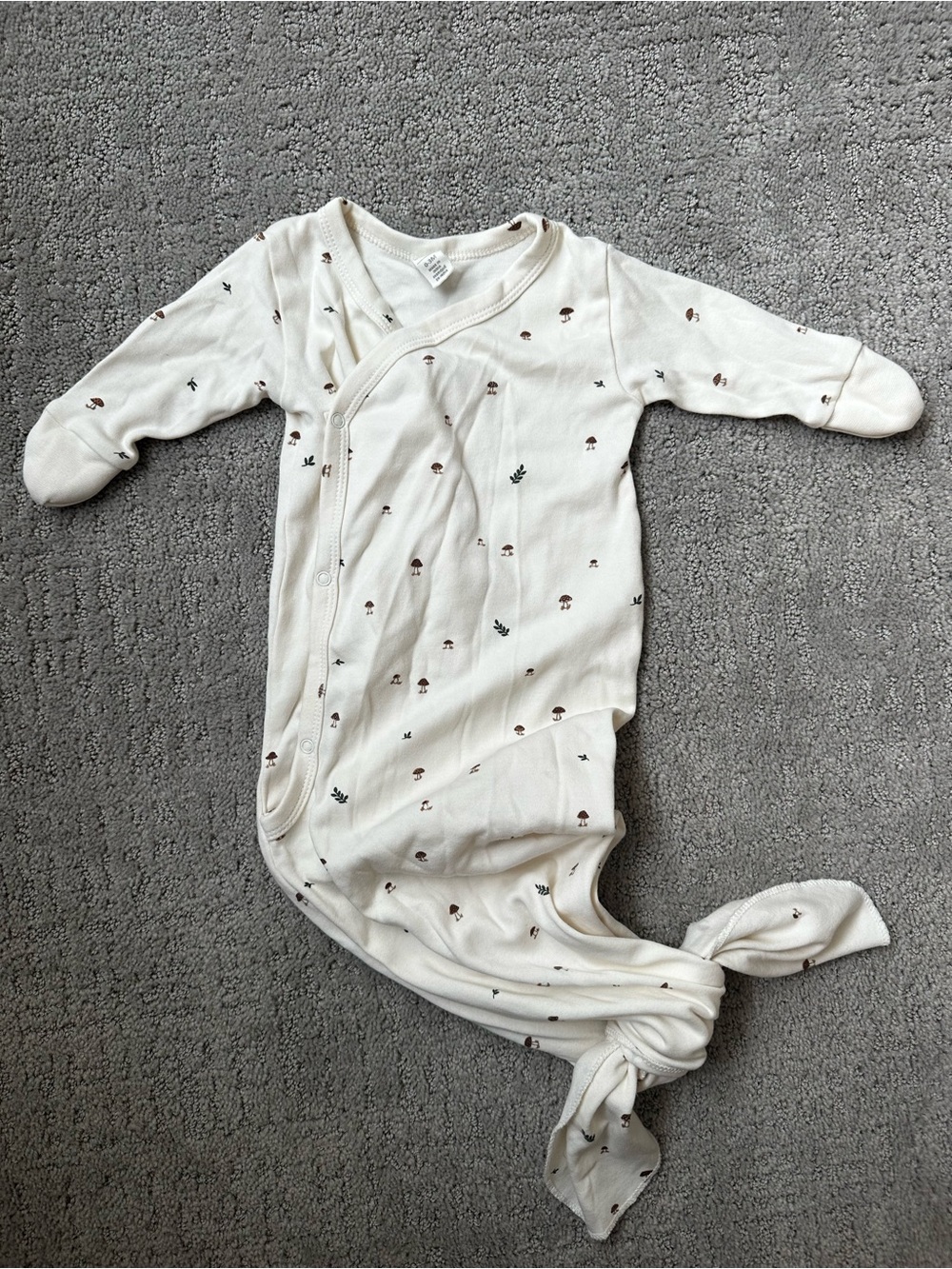 Colored organics, baby sleeping gown